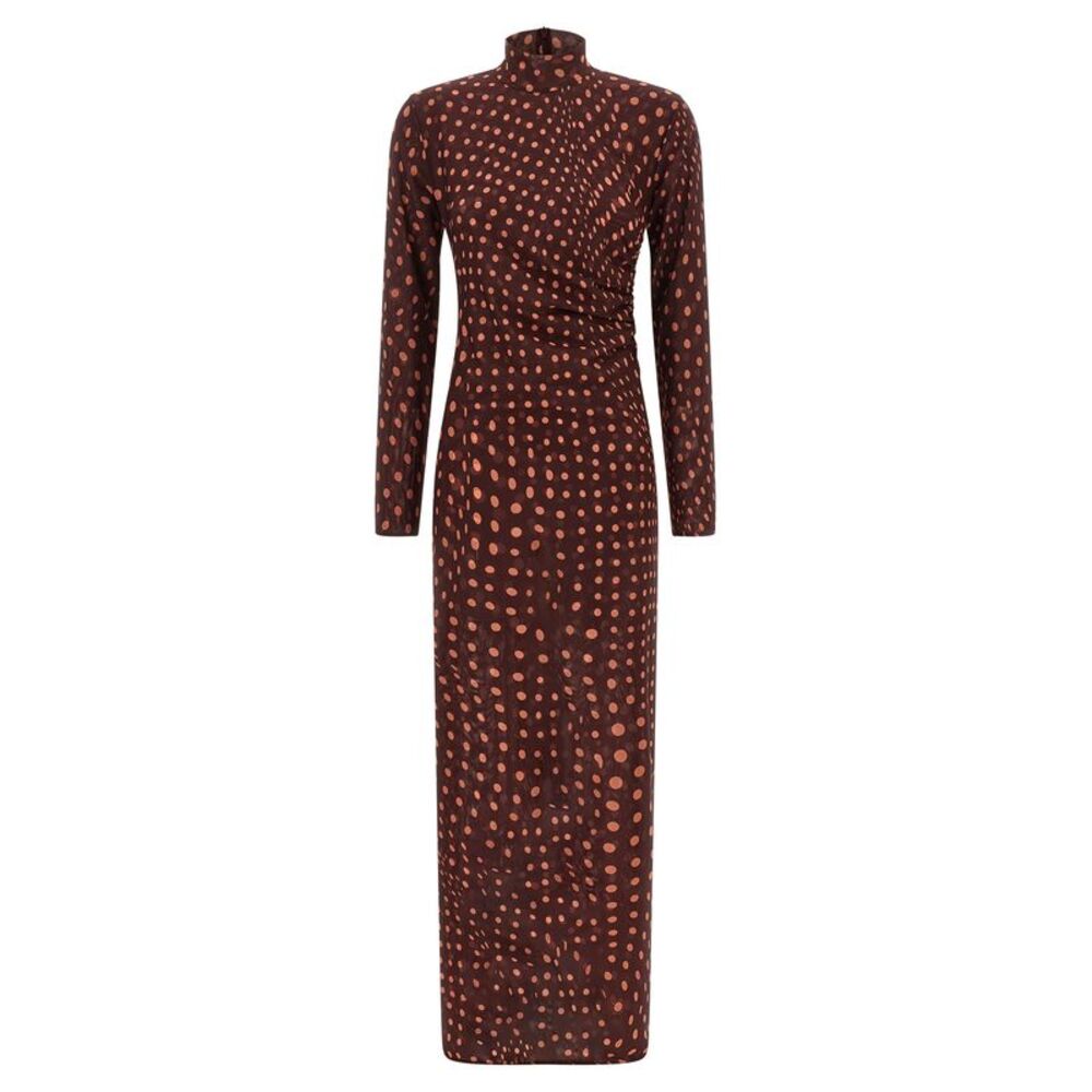 Stella McCartney Bordeaux Polyamide Long Women's Dress